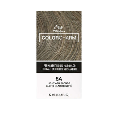 Wella Color Charm Permanent Liquid Hair Color 8A Light Ash Blonde – 1.42 fl oz - ANNS BEAUTY SUPPLY